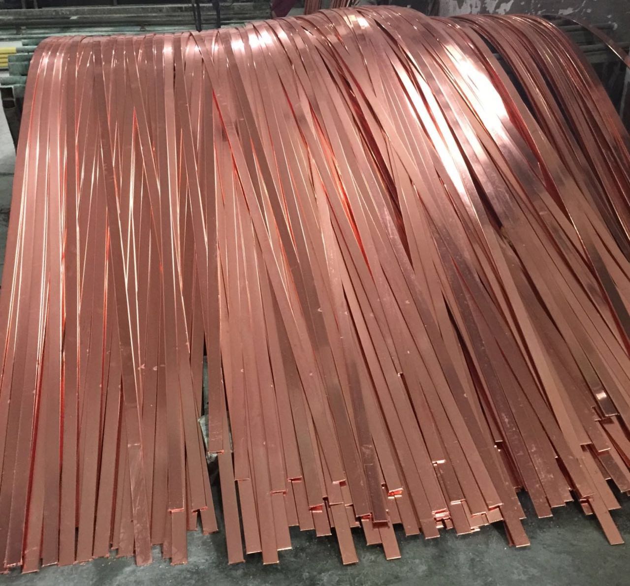 T2紫銅帶，機房防雷接地扁條銅排30*3、40*4mm