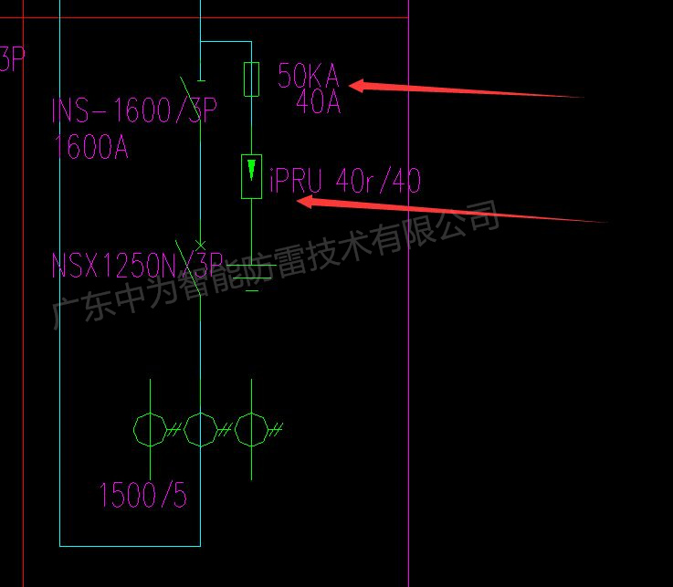 浪涌保護(hù)器的電氣符號(hào)是什么，在系統(tǒng)圖紙中怎么表示？